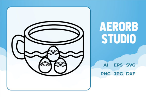 A Brand Designer's Review: The Easter Icon Cup Egg Vector Graphics
