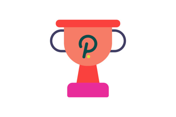 A Cheery Polkadot Cup Design for Crafters & Freebie Graphics
