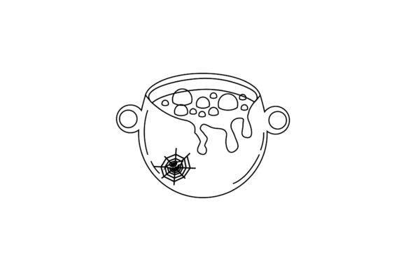 A Halloween Cup Icon Design for Handmade Graphics & Crafting