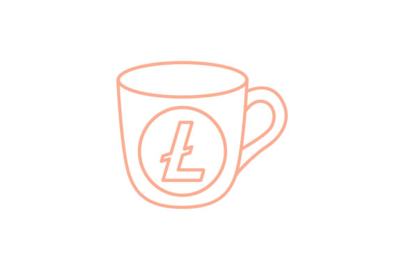 Cryptocurrency Cup Icon Graphics for Creative Projects