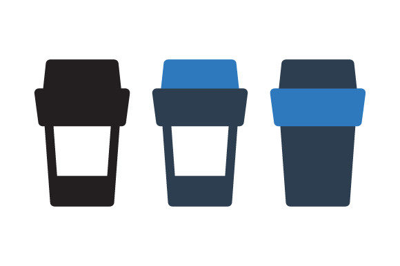 How a Coffee Cup Icon Elevates Modern Brand Graphics