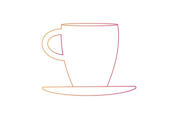 How Kitchen Cup Gradient Graphics Enhance Modern Brand Icons