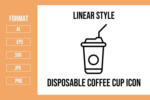 Practical Review of Disposable Coffee Cup Graphics and Icons